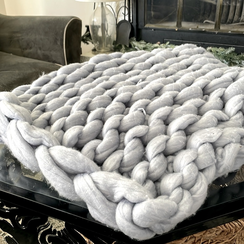 Chunky Knit Blanket
